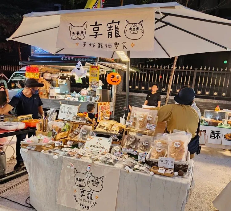 文創攤位區。新竹市府提供