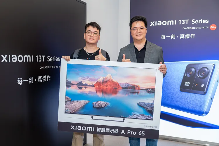 抽到Xiaomi 智慧顯示器A Pro 65型的預購用戶顏先生。業者提供