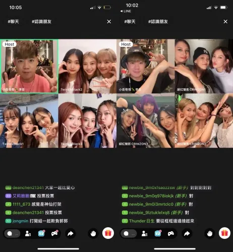 李岳訪黑曜精靈和緋紅魅影。17LIVE提供