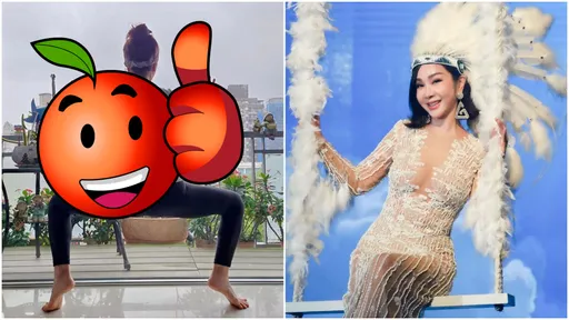 陳美鳳窈窕祕技曝光!網友大驚:江湖失傳的蛤蟆功?