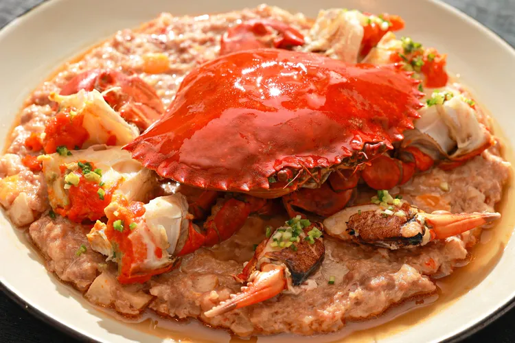 膏蟹馬蹄蒸肉餅。業者提供