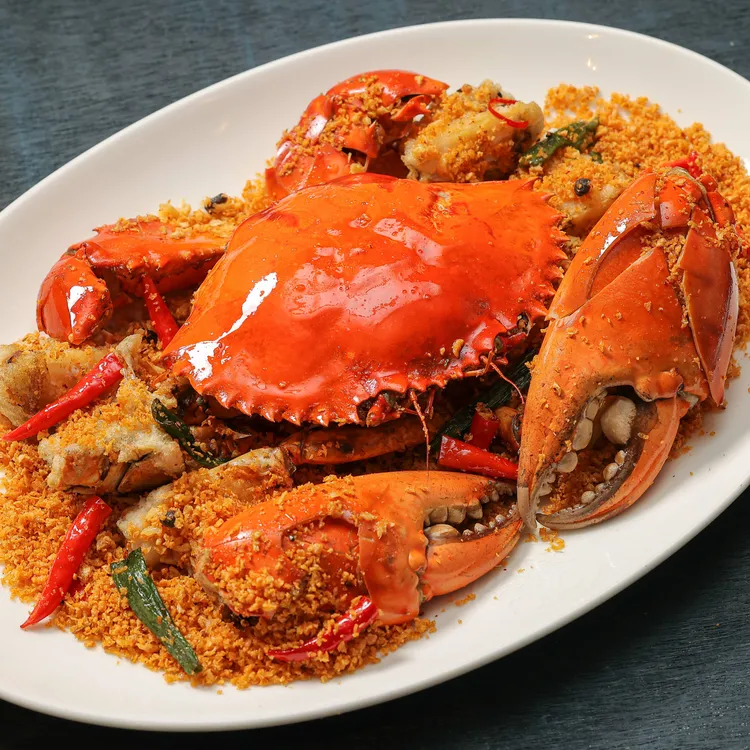 艇家避風塘炒蟹。業者提供