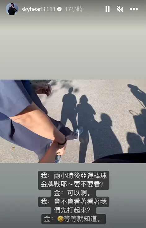 翻攝《skyheart1111》的IG