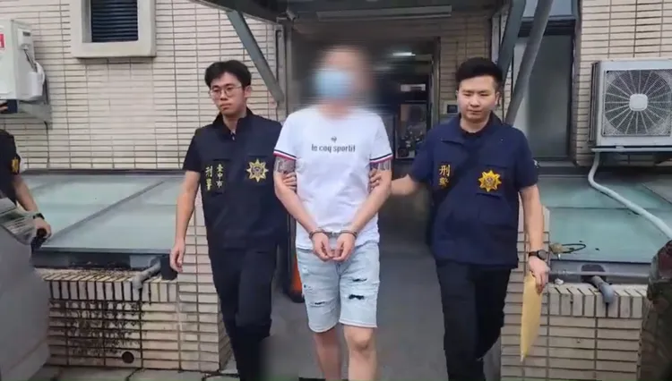 孫男遭警方送辦，法院裁定20萬元交保。翻攝畫面