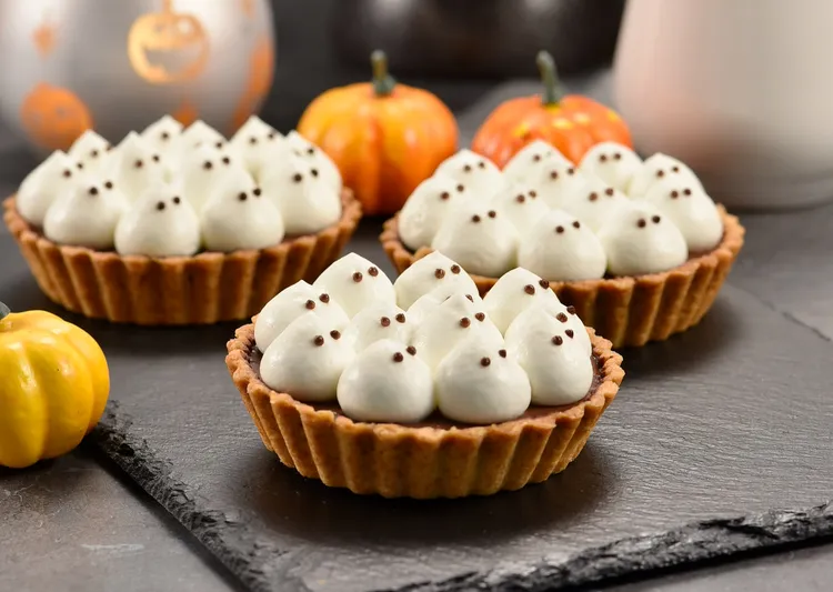 亞尼克迷你鬼精靈派對- Weiss 72% 巧克力塔，售價169元。亞尼克提供