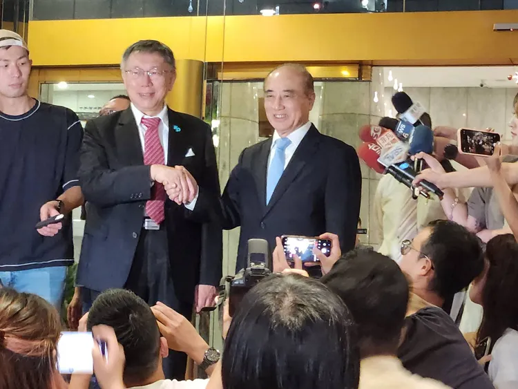 柯文哲誇王金平是政壇活字典。施智齡攝