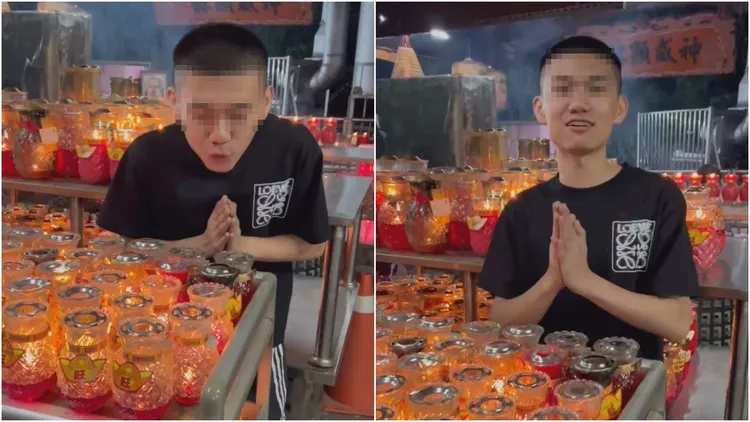 男子的行徑遭網友譴責。翻攝自抖音ertty.004