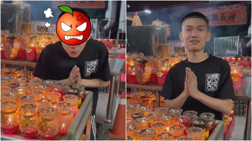 「泡麵土地公」參拜者瞎搞這事吹熄光明燈 命理師批損德!網轟白目愚妄