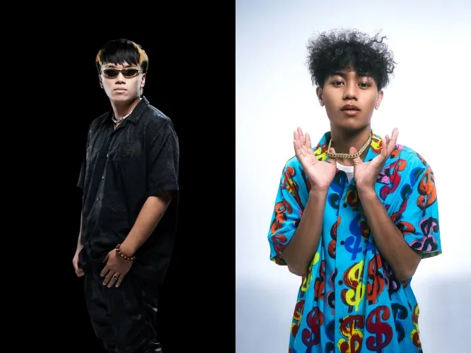 阿跨面(左)、潮州土狗(右)擔任表演嘉賓。三立提供