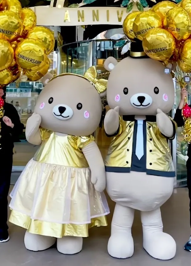 微風熊KAZEMON化身超萌迎賓嬌客。