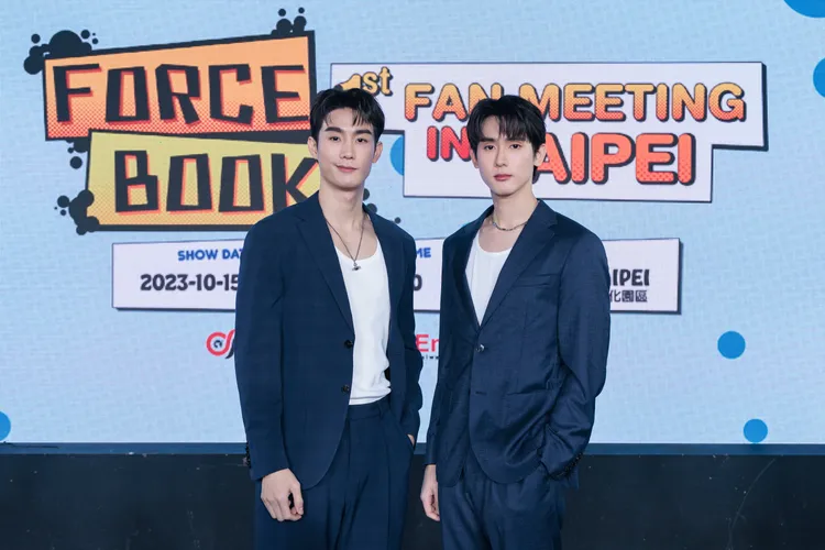 Book（右）不想再被誇可愛，但Force開導兼放閃「全世界可愛的只有你」。無限娛樂提供