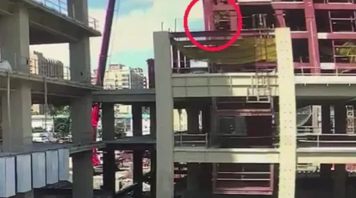 驚悚畫面！北市自來水園區工安意外　越南籍工人10樓墜下身亡