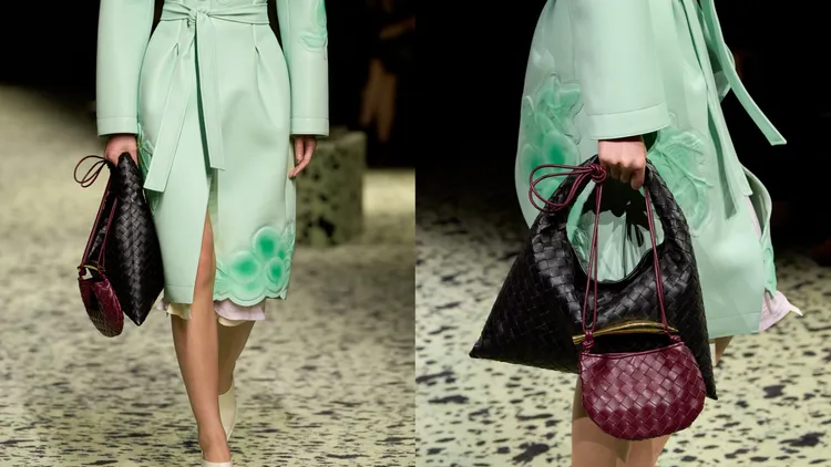 BOTTEGA VENETA全新HOP包秀照。品牌提供