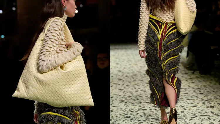 BOTTEGA VENETA全新HOP包秀照。品牌提供