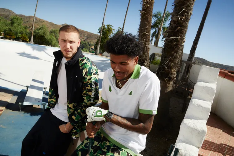 形象片邀請NBA火箭隊小將Jalen Green（右）演繹。品牌提供