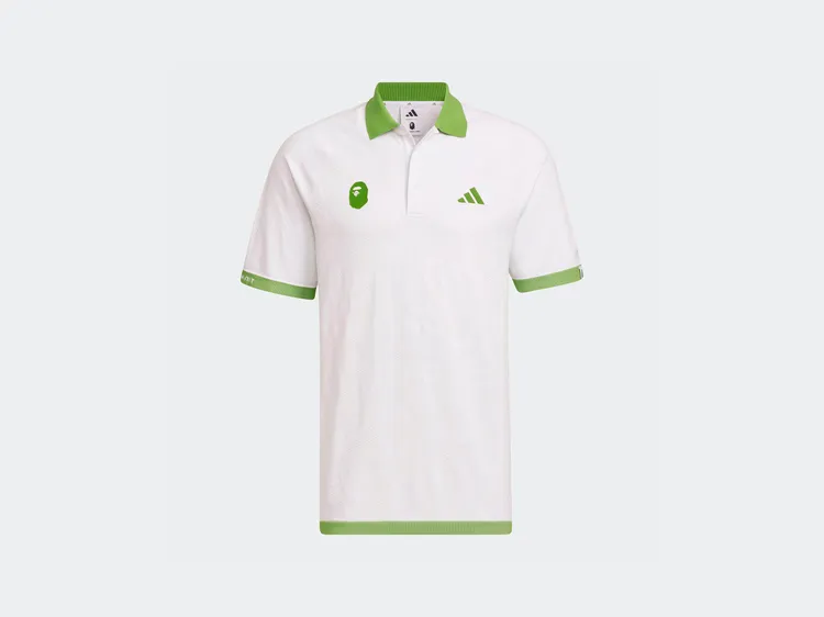 adidas GOLF x BAPE® SS PK POLO GB，5290元。品牌提供