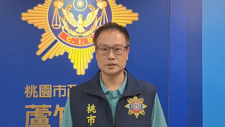 蘆竹警分局偵查隊長林良一。蘆竹警分局提供