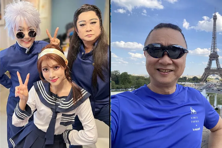 邰智源與泱泱、阿部瑪利亞萬聖節扮成《咒術迴戰》的角色，其中邰哥的扮相讓網友笑噴。取自邰智源IG