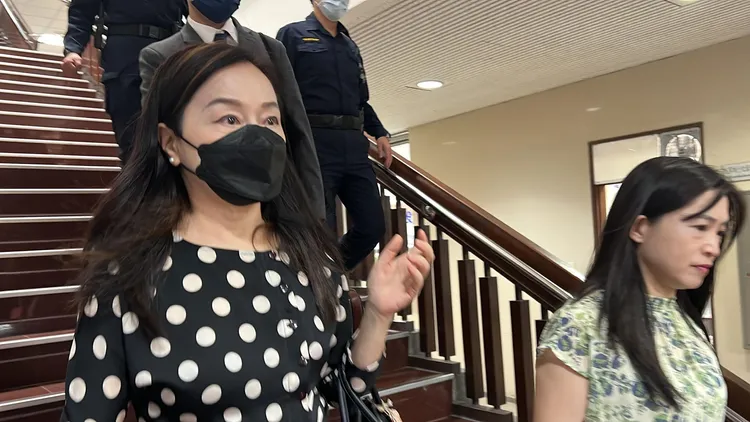 媒體人周玉蔻（左）。陳彩玲攝