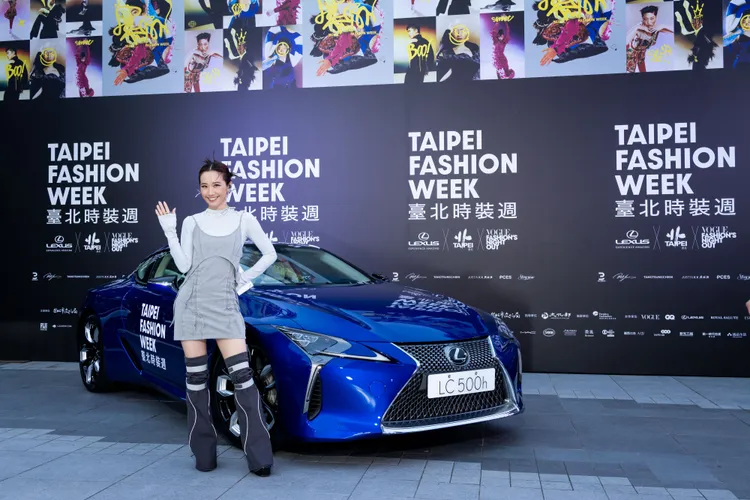 Lulu黃路梓茵出席台北時裝周。台北時裝周提供