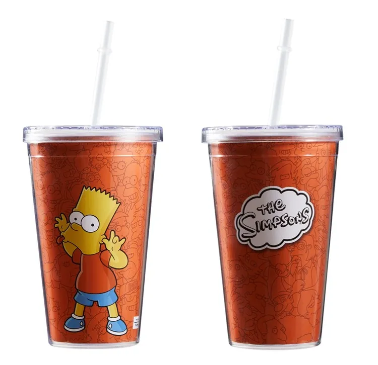 霸子雙層吸管杯，690元。品牌提供