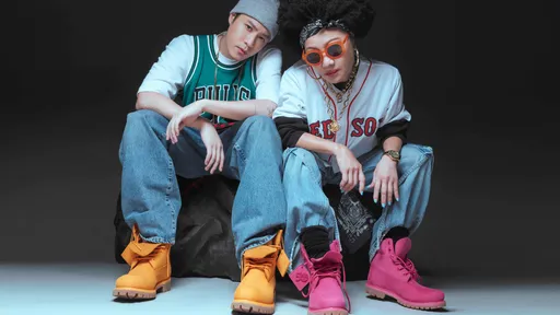 周湯豪揪老媽穿Timberland紀念彩色靴 自稱「要去救老婆、小孩」