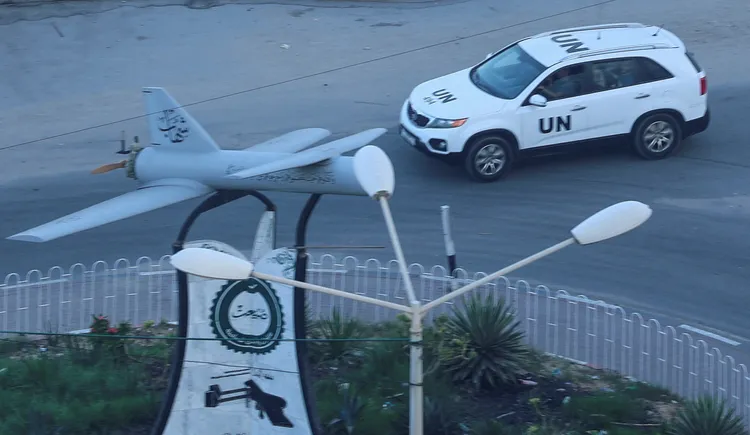 駐加薩的聯合國人員13日準備往南撤離。路透社