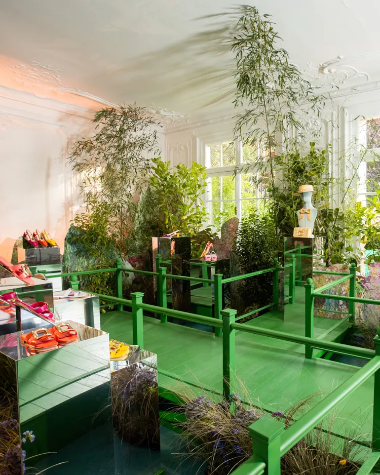 The Craft Of Colou展廳以花園為主題。品牌提供