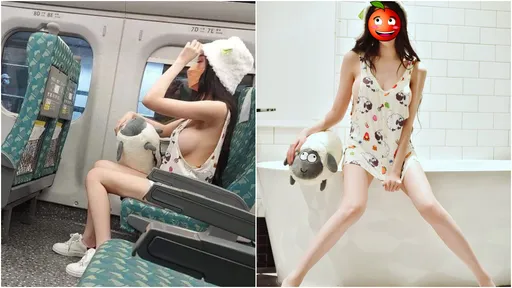 正妹搭高鐵「霸氣側漏」 網:最美風景是人!請海濤法師講評