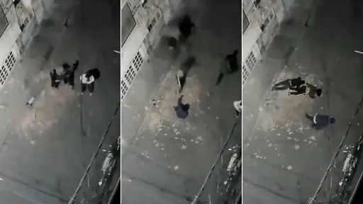 驚悚影片｜家中激戰「撞到圍牆崩塌」　夫妻臉朝下墜4樓雙亡