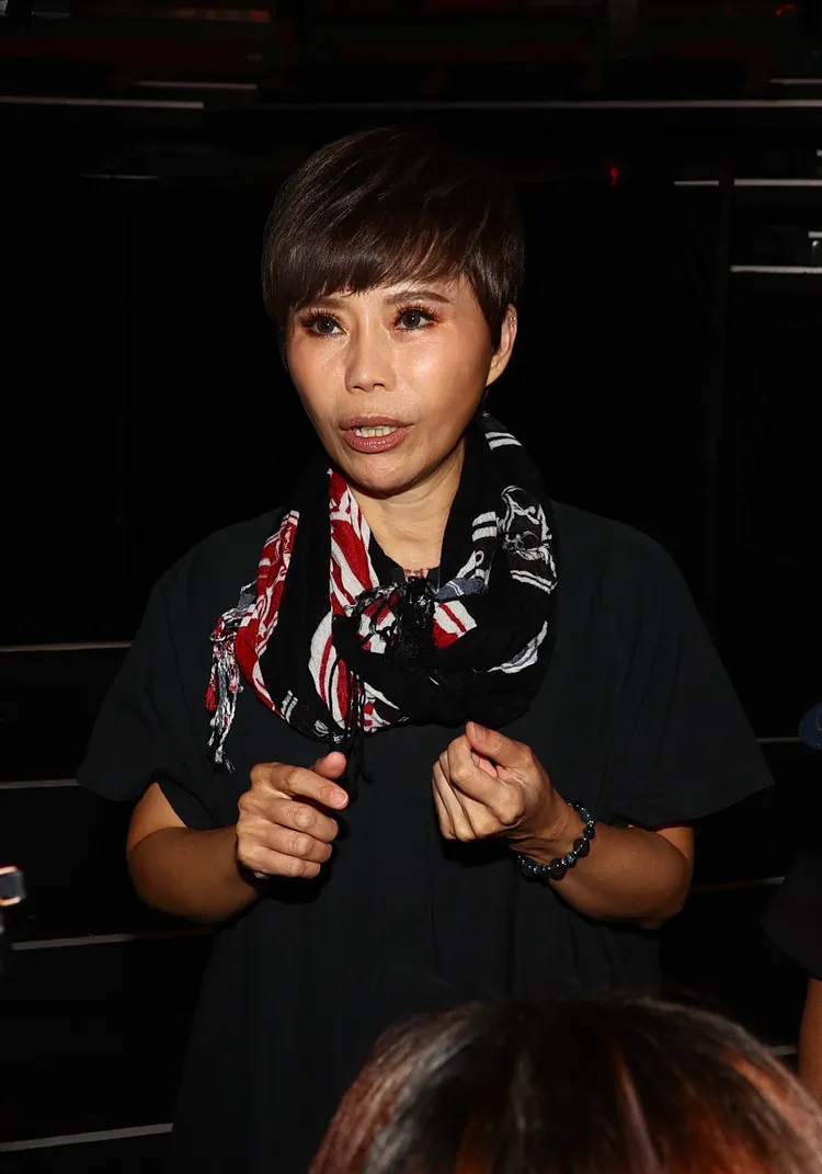 詹雅雯談到自己放棄服用藥物。彭欣偉攝