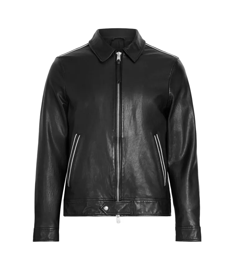 ALLSAINTS REGIS皮衣，2萬1900元。品牌提供