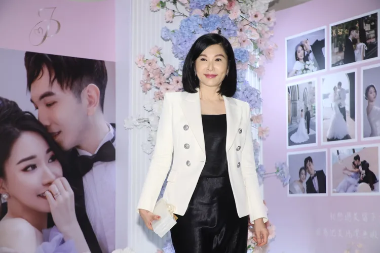 張玉嬿前來祝福。攝影中心攝