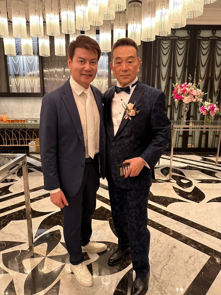 倪齊民（左）和張晨光也曾是工作伙伴。趙大智攝