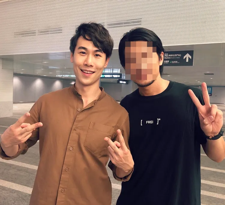 演出買公仔年輕爸爸的男演員王捷仟James，本尊高大帥氣。翻攝自王捷仟Jame臉書