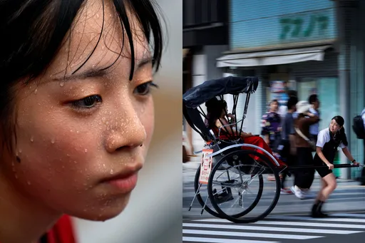 甜美櫻花妹拉著250公斤在東京街頭奔跑 台客也說讚