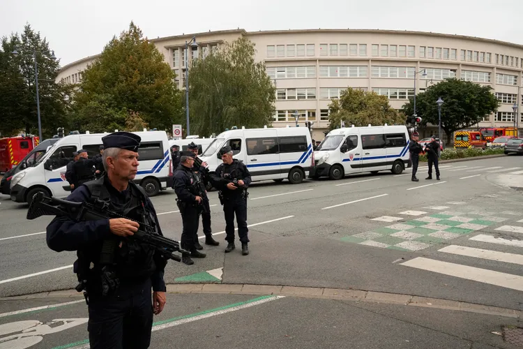 警方封鎖現場。美聯社