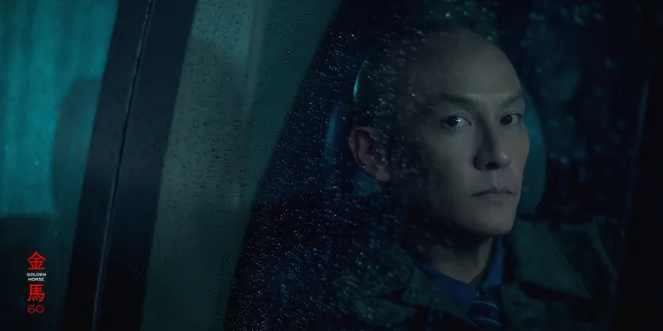 張震還原《緝魂》光頭造型。金馬提供