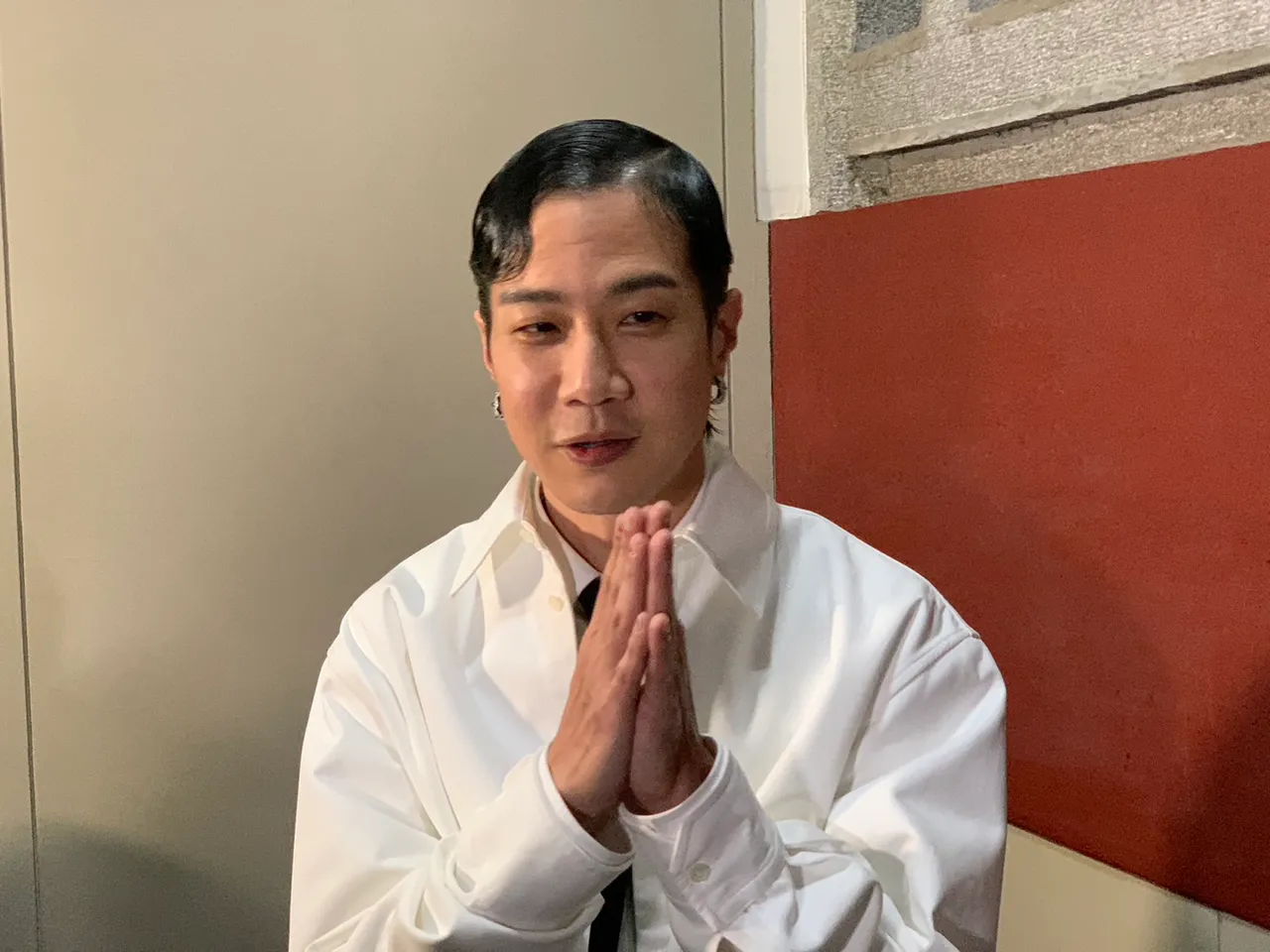 薛仕凌後台訪問曝光失落心情。林秭渝攝