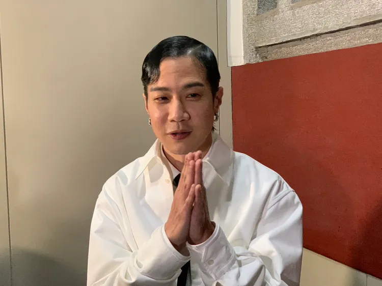 薛仕凌後台訪問曝光失落心情。林秭渝攝