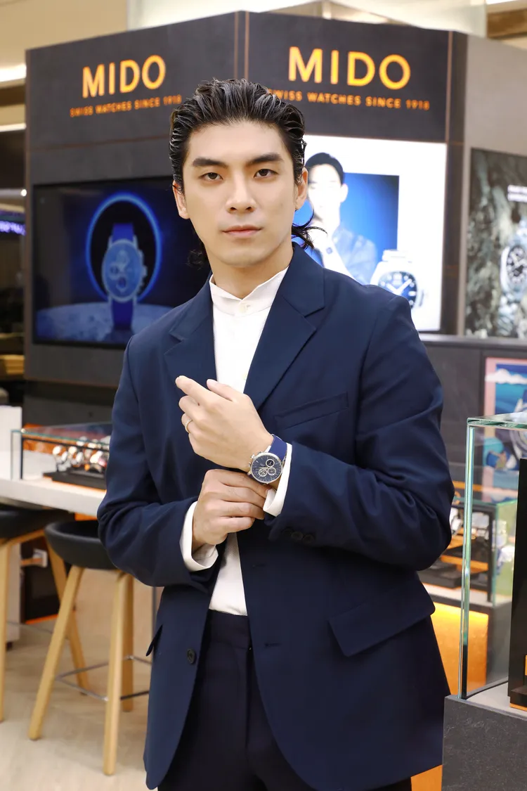 林哲熹很喜歡手上腕錶的月相功能。品牌提供