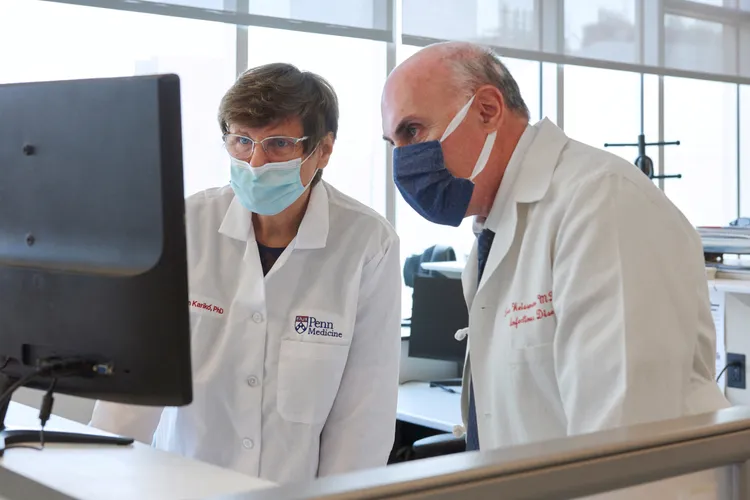 卡里科(左)與魏斯曼長期合作。路透社