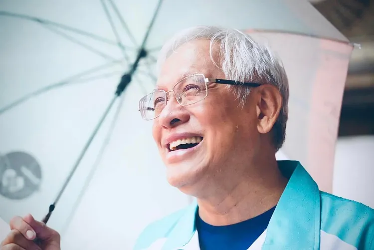 郭倍宏直到下午才表示意見。翻攝畫面