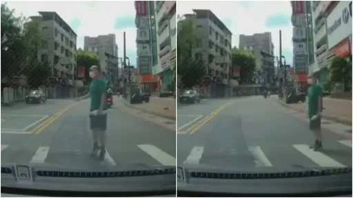 中猴膩?這款「殭屍跳行人」出沒 網譏:吃了含笑半步癲