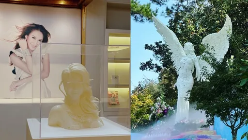 李玟天使雕像揭幕　胞姊護送骨灰安葬武漢