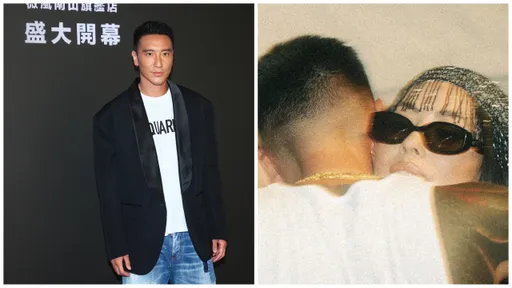 王陽明現身DSQUARED2開幕　談擁抱蔡詩芸「支持家人」　