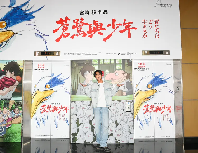 宮﨑駿新片《蒼鷺與少年》台灣搶先全球今天上映。甲上娛樂提供