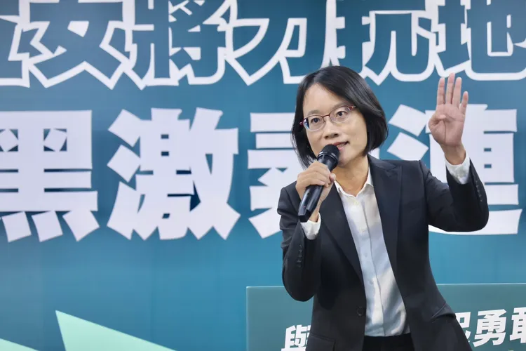 彰化縣第三選區立委參選人吳音寧。林林攝