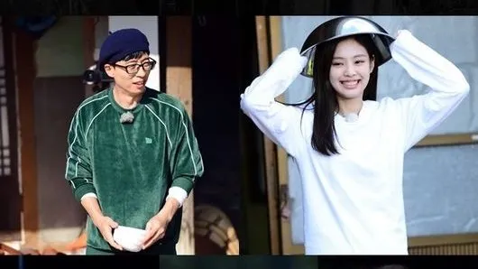 Jennie（右）5年前曾與劉在錫合作《謎追里》。翻攝SBS