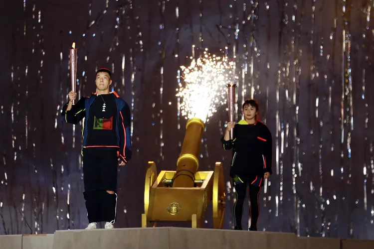 全運會開幕典禮精彩連連。市府提供